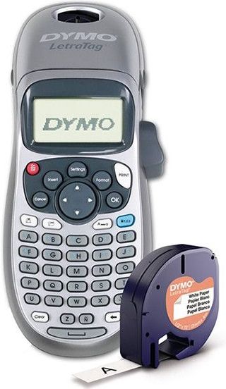 Dymo - LetraTag LT-100H - Beletteringssysteem - Zilver - Inclusief Tape 12mm