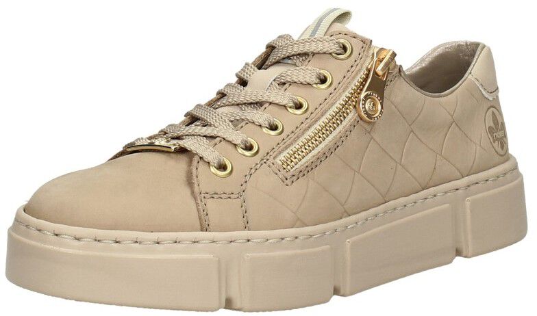 Rieker Veterschoenen Laag beige