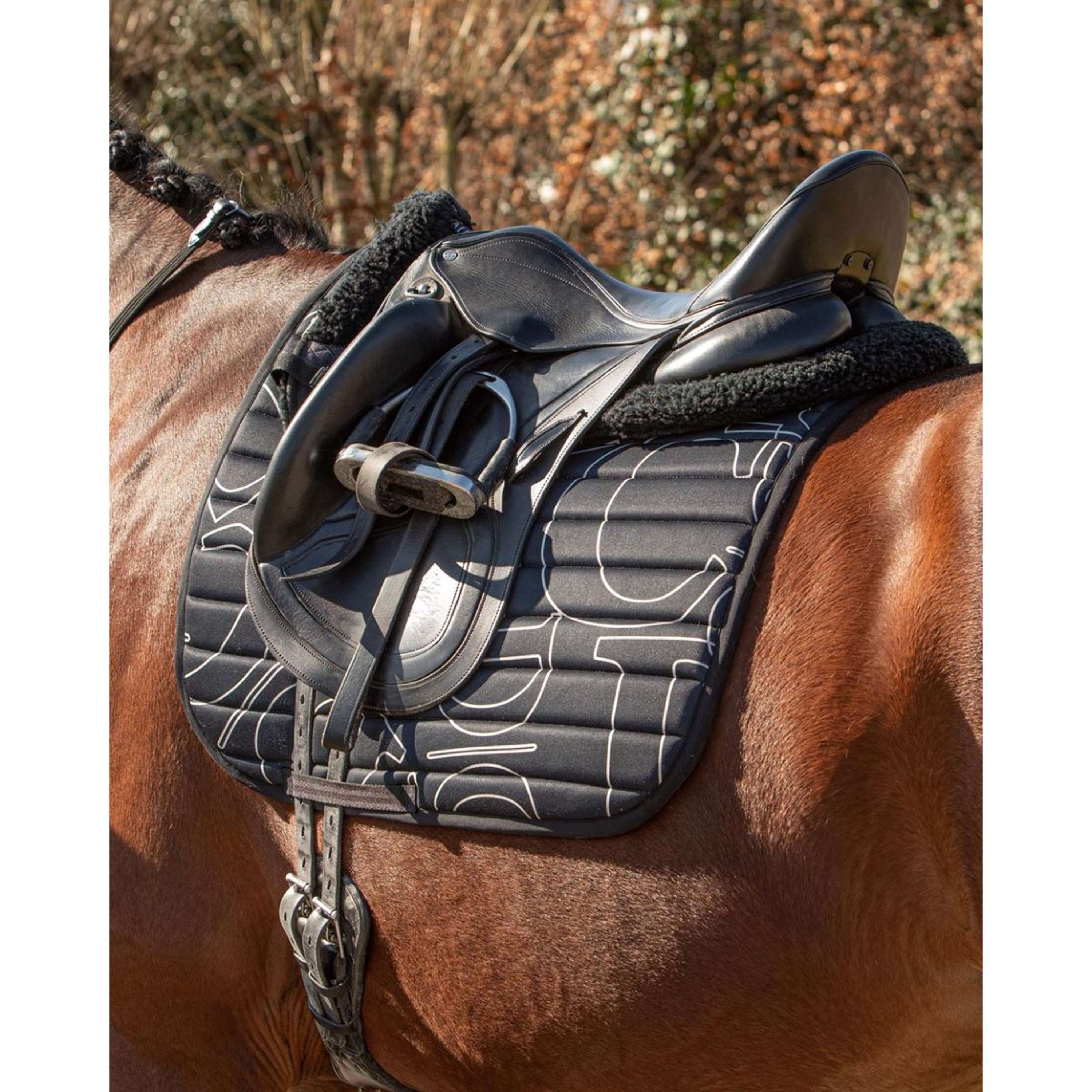 Harry's Horse Zadeldekje Denici Cavalli Stardust Design Dressuur Zwart