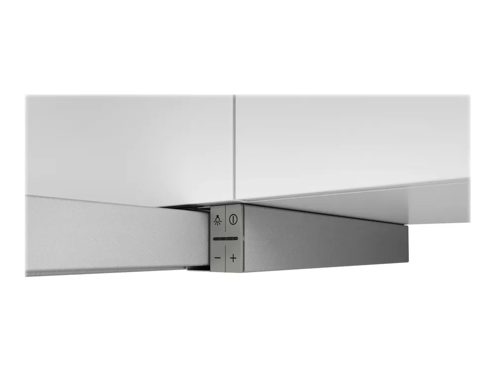 Bosch Serie | 4 DFR067A52 - Hætte - teleskopisk - Niche - bredde: 52.4 cm - dybde: 29 cm - udtrækning og recirkulation (-) - med intern motor - metalsølv