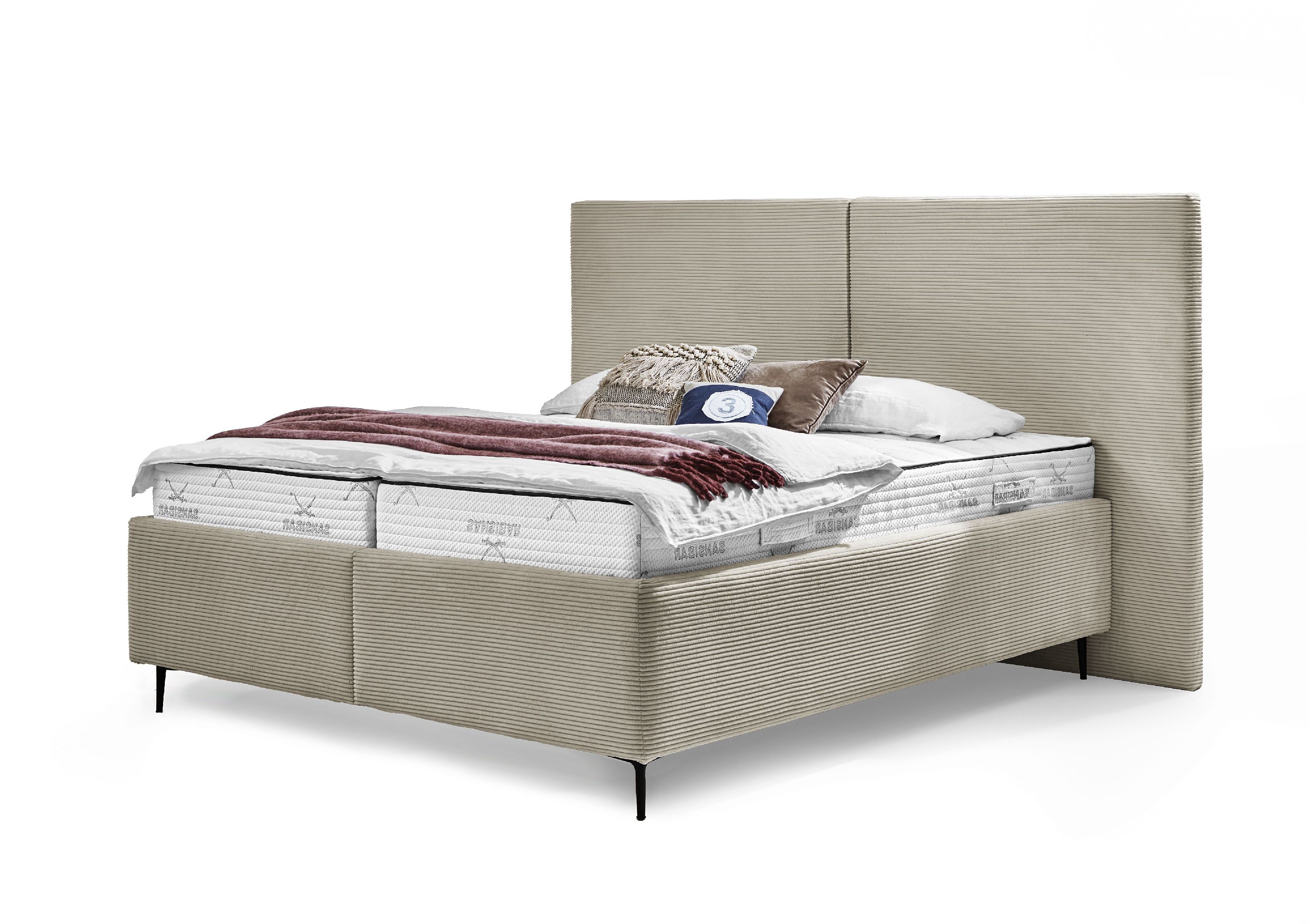 Polsterbett SANSIBAR SKARA 120X200 9863 BLAU
