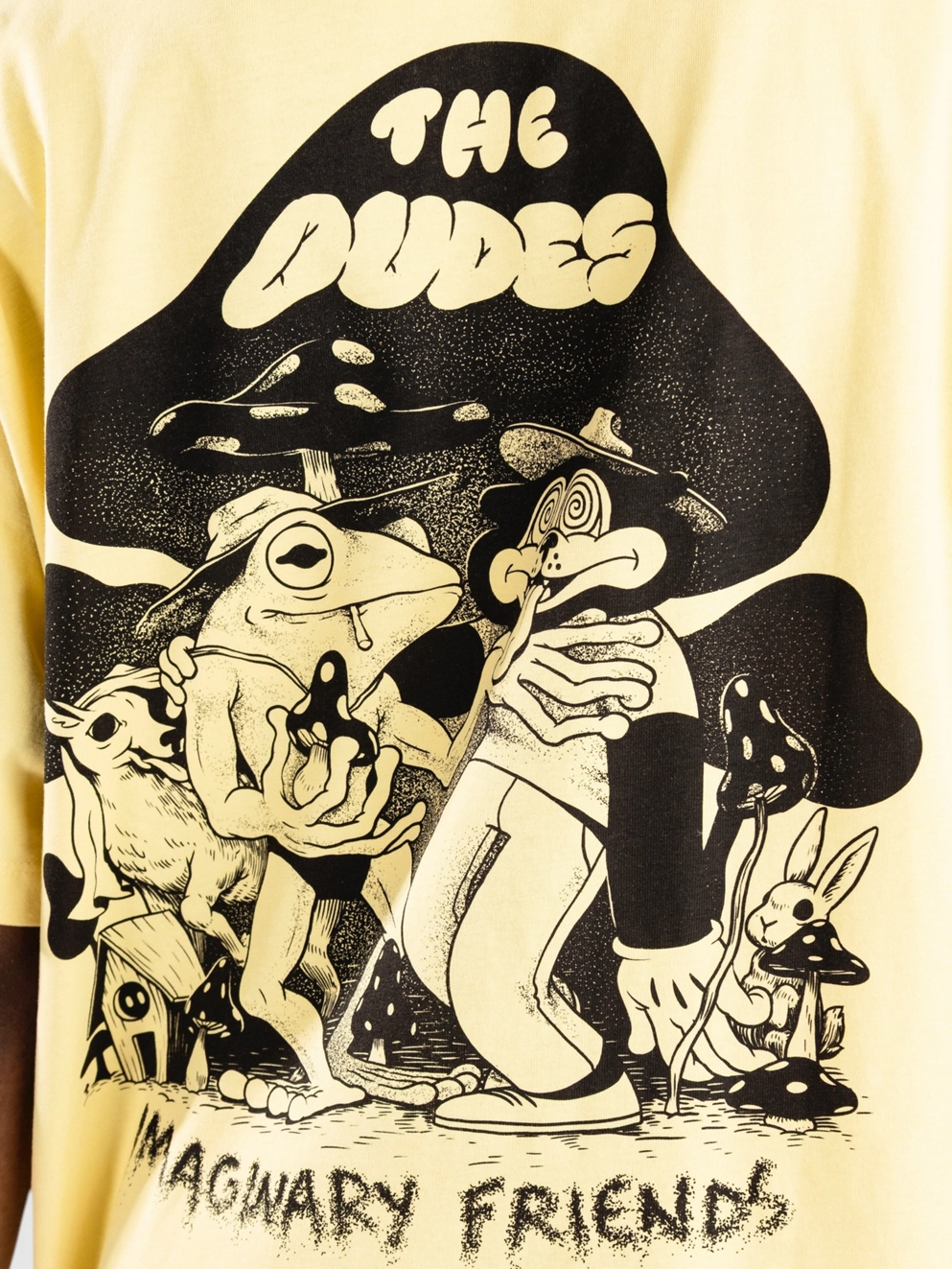 The Dudes Imaginary Friends Classic T-Shirt custard