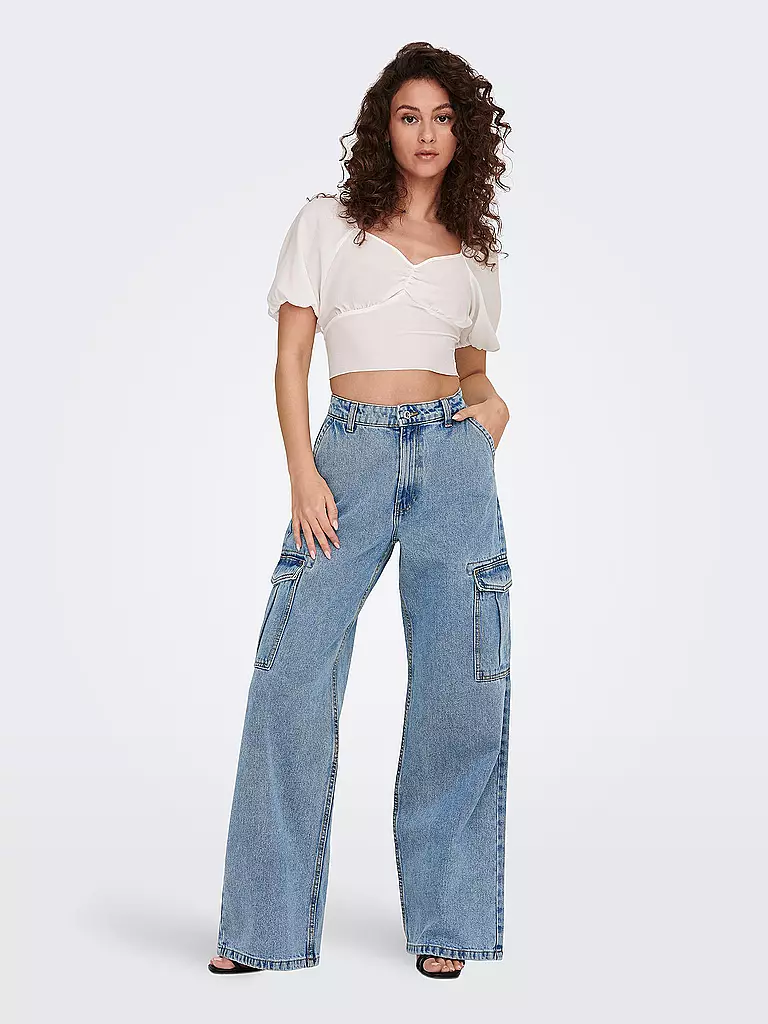 ONLY Cargohose ONLHOPE dunkelblau