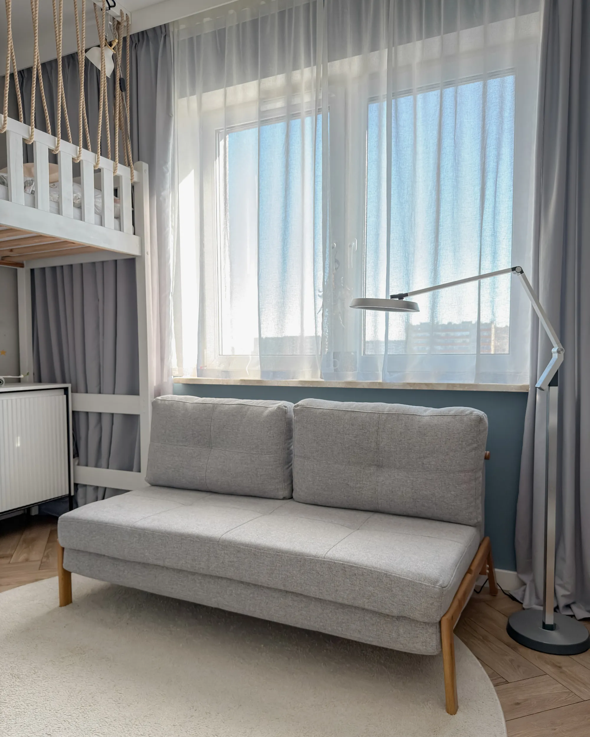 LED staande lamp CARINA met dimmer Metaal Zilver