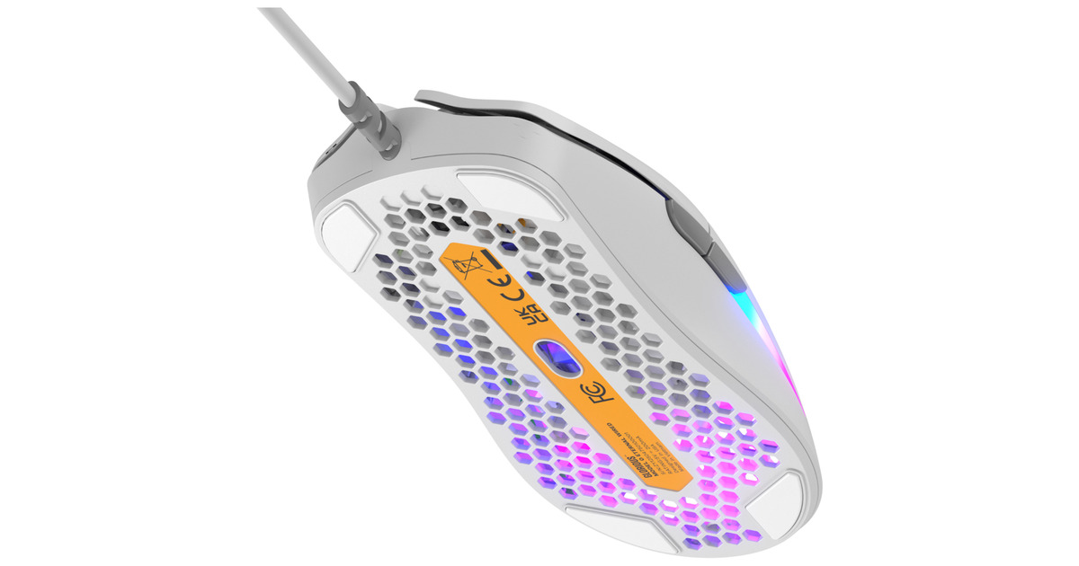 GloriousModel O Eternal gaming muis  (Wit, 100 - 12.000 DPI, RGB)