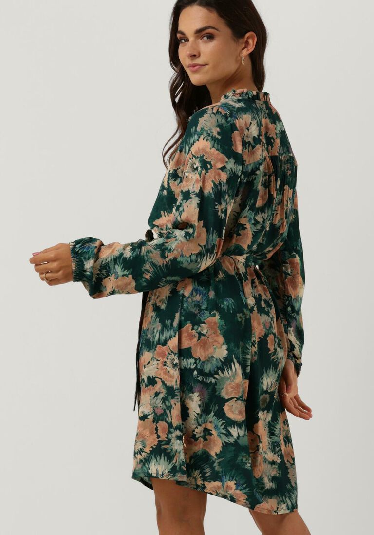 JANSEN AMSTERDAM groene jansen amsterdam mini jurk kristi