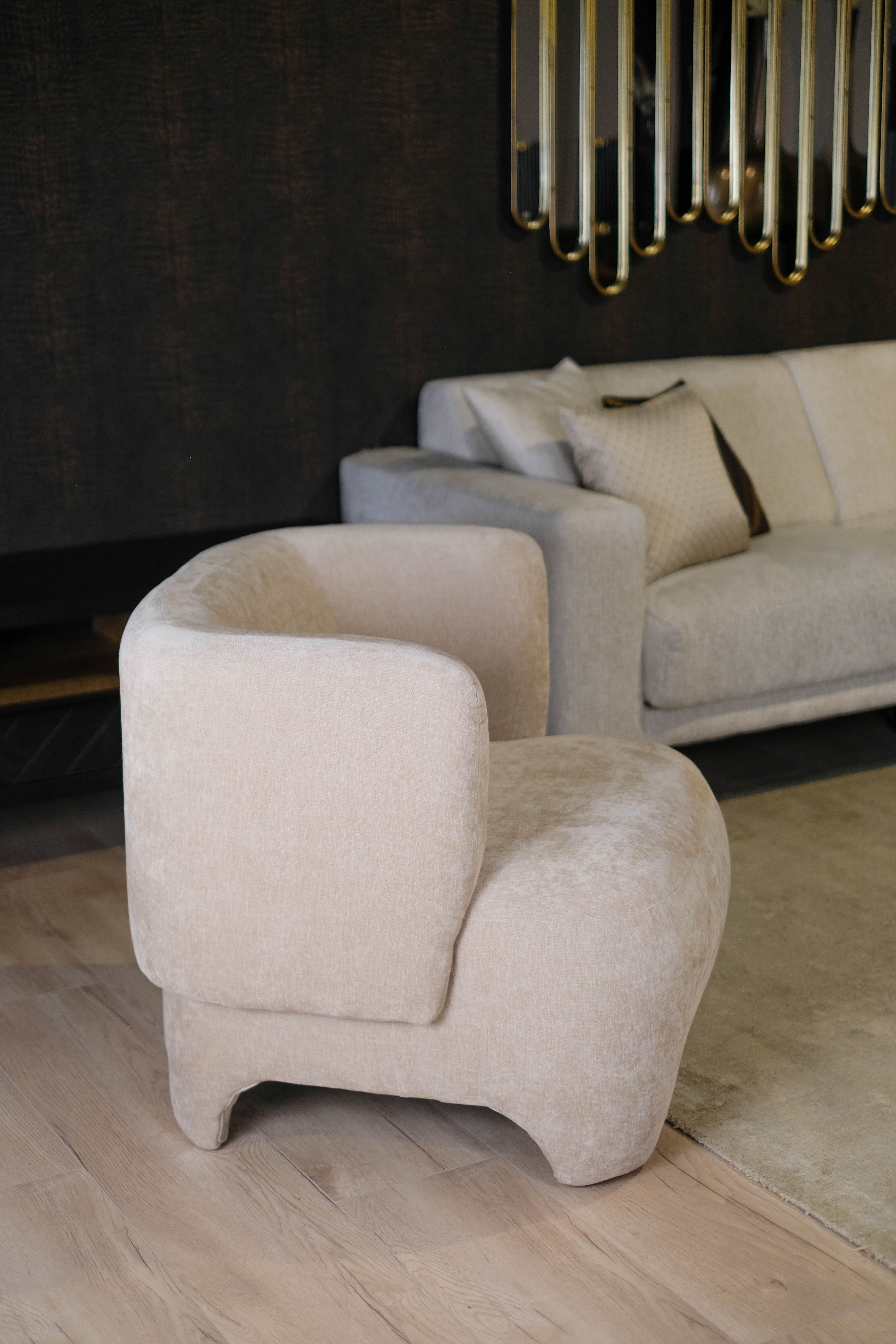 Fauteuil Sand 703913 Damin B81 x D78 x H71 cm