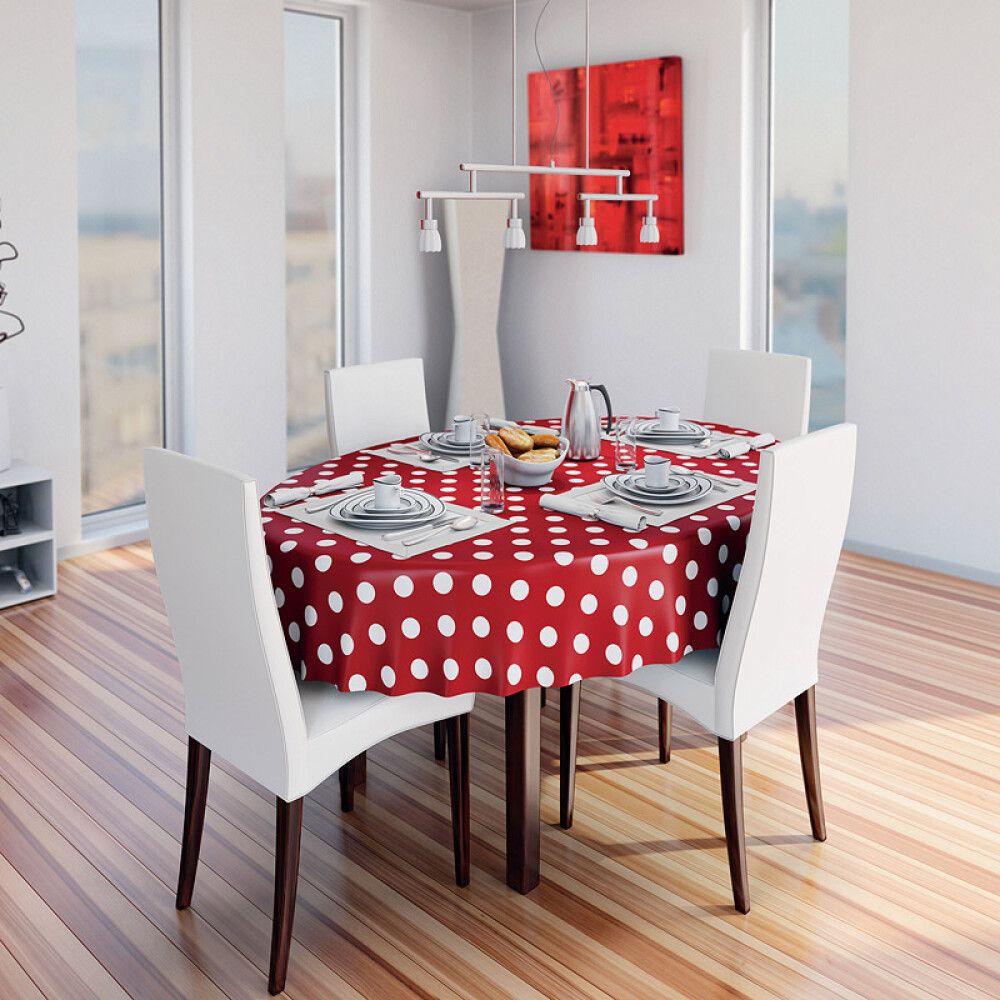 VOKSDUK MANHATTAN VENITA 160X130CM RØD