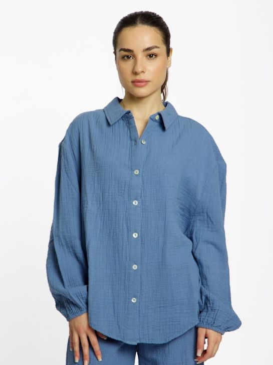 Black Box Bluse Blau