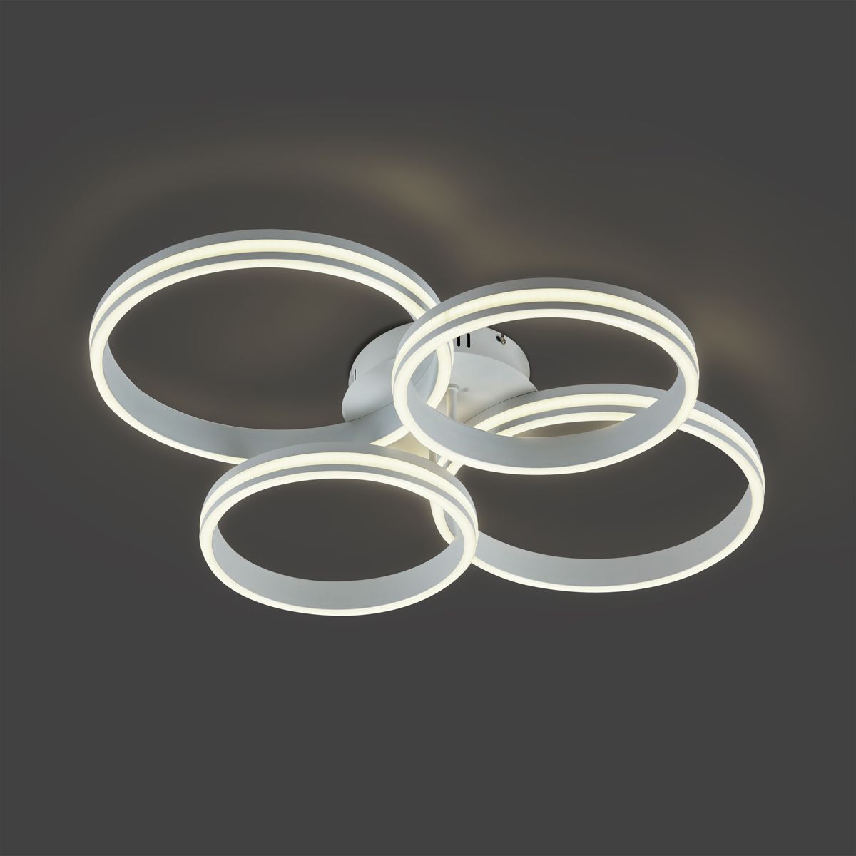 Plafondlamp wit incl. LED 3-staps dimbaar 4-lichts - Navara