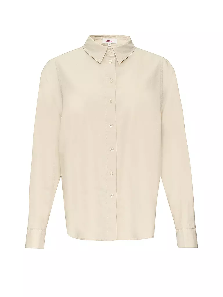 S.OLIVER Cordbluse beige