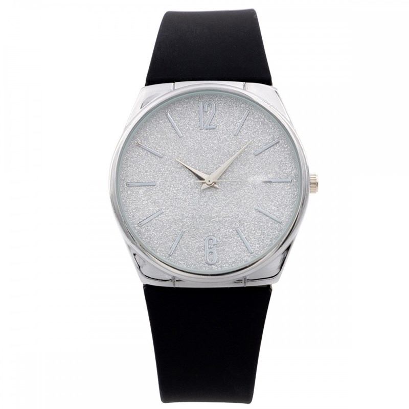 Coffret montre Femme M. JOHN bracelet Silicone Noir
