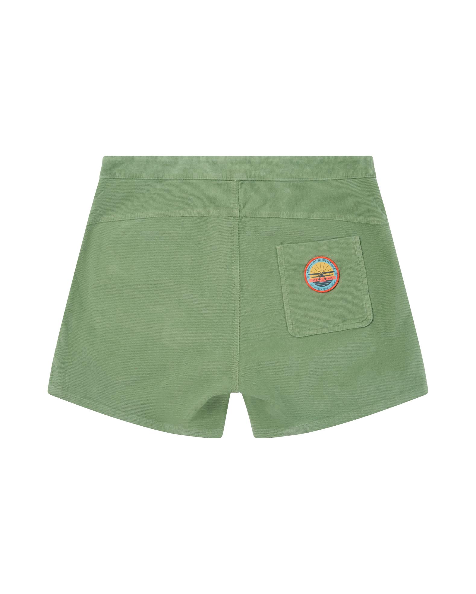 Amundsen 5Incher Cord G. Dyed Shorts Willow Green
