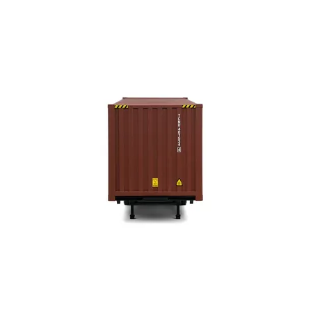 Solido 1:24 Containerauflieger rot
