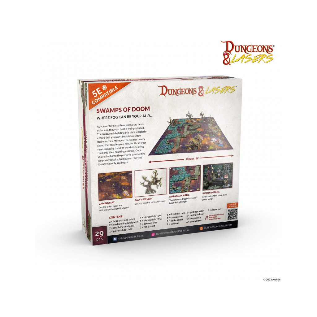 Dungeons & Lasers - Décors - Swamps of Doom