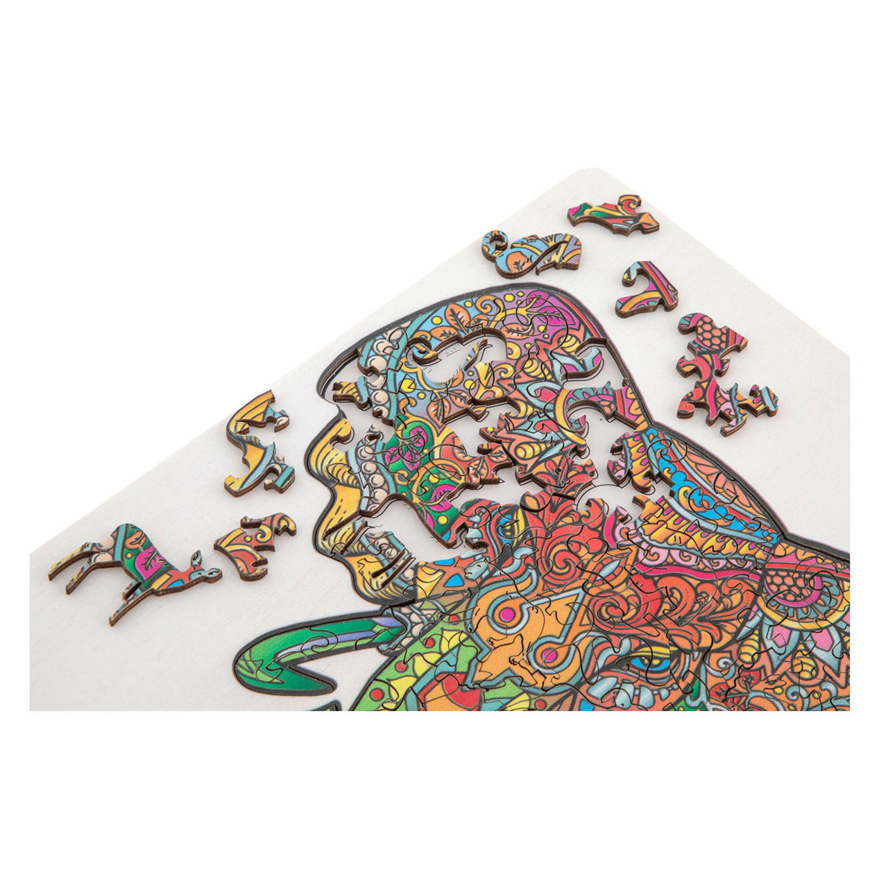 Houten Legpuzzel Olifant, 132st.