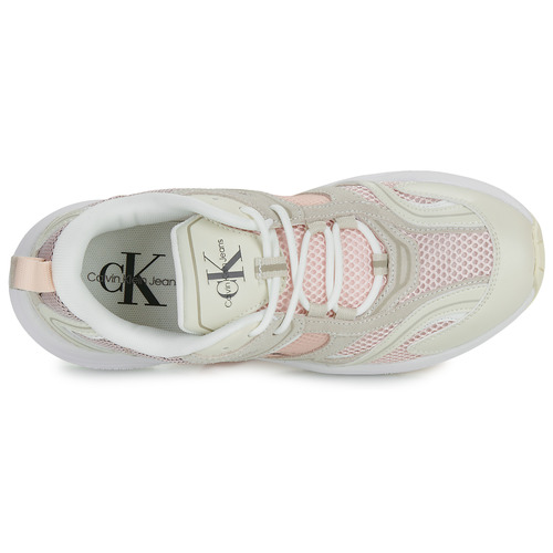Calvin Klein Jeans - RETRO TENNIS SU-MESH - Beige
