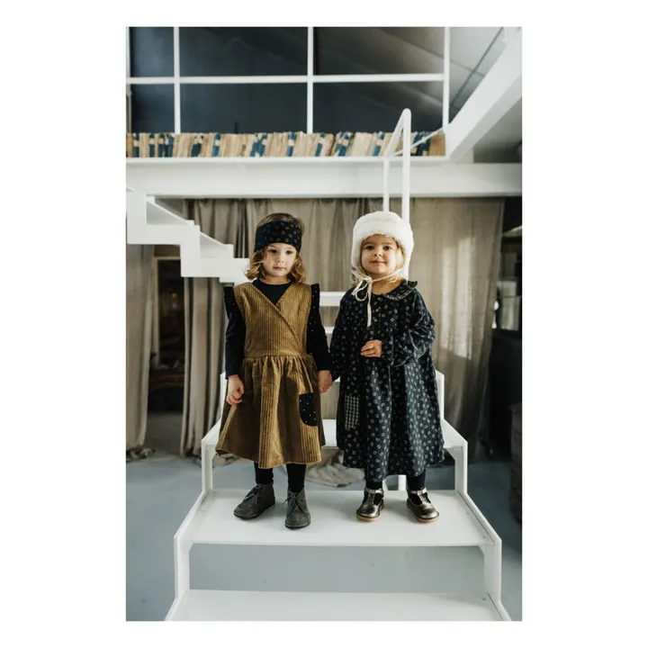 Lilinoa Robe Naël Fleurs | Noir
