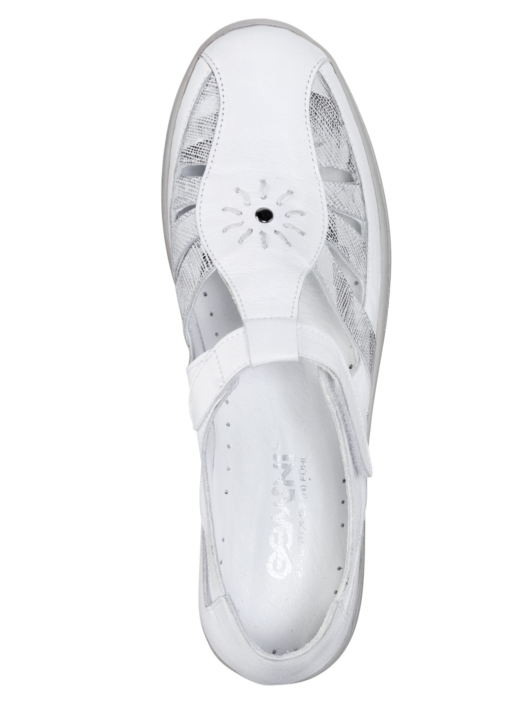 Gemini Slipper aus teilweise geprägtem Nappaleder