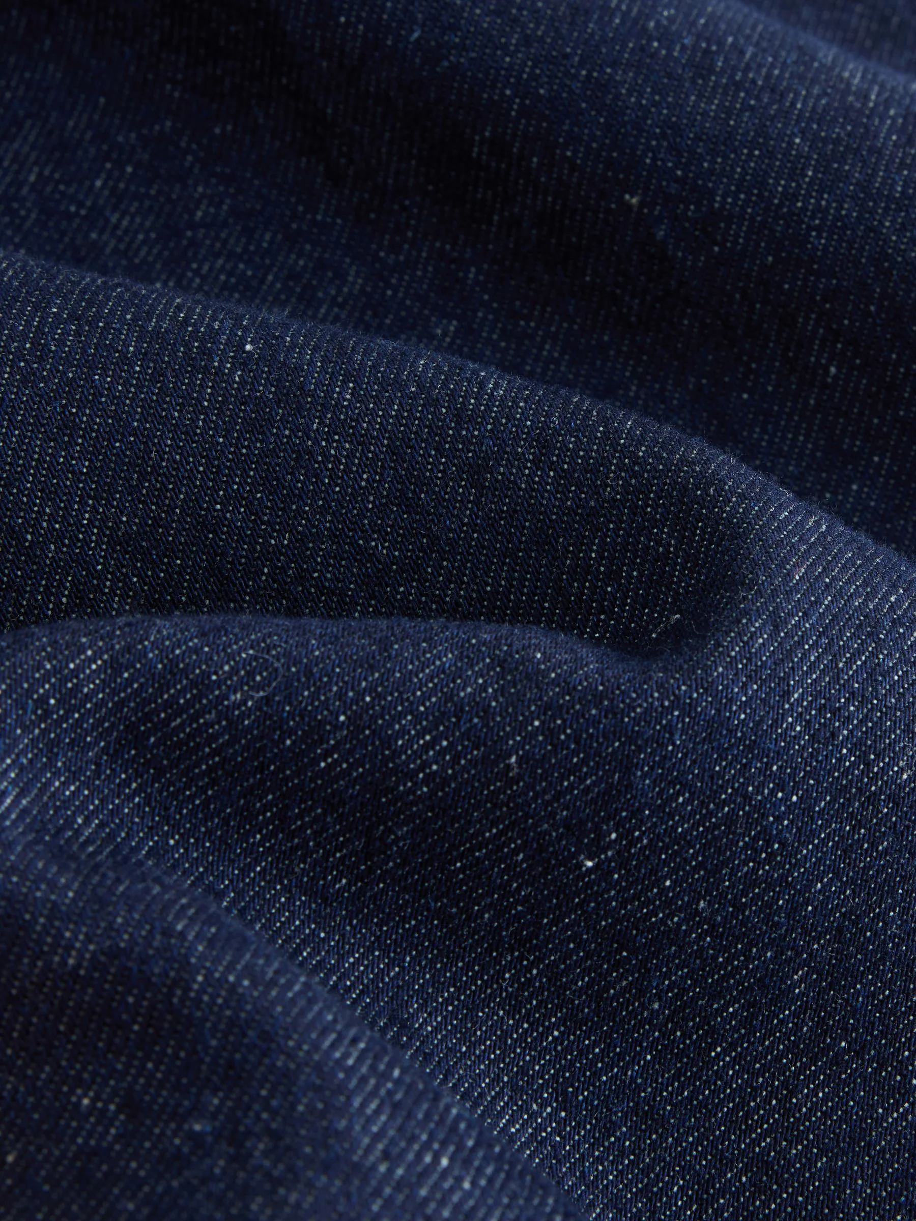 Blauw met wassing - Palazzo-jeans met hoge taille en wijde pijpen