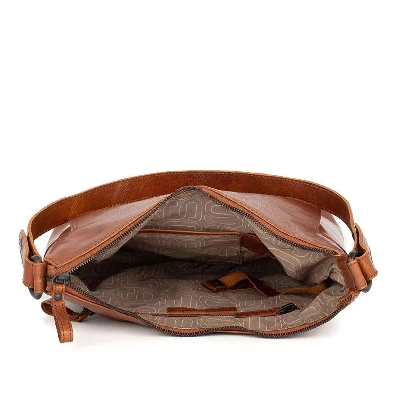 Spikes & Sparrow Bronco Crossbody Sherrill Dark Brown