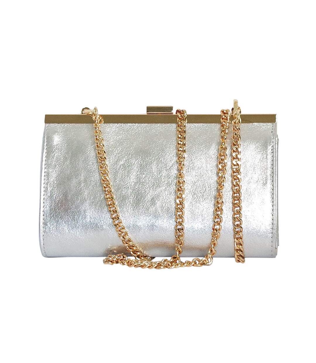 Pochette de soirée cuir italien