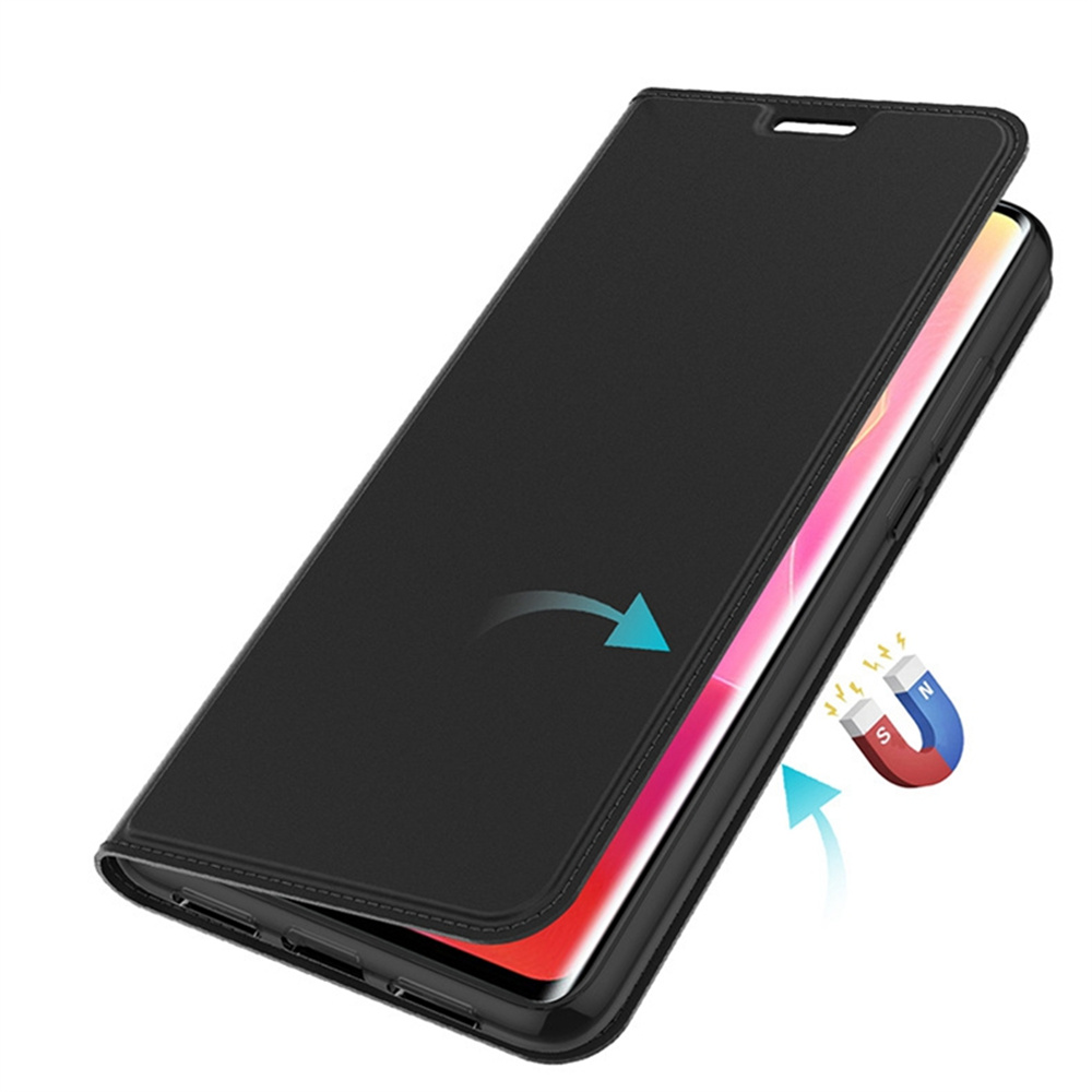 Samsung Galaxy S24 FE Flip Wallet Cover Leder Tasche - Schwarz