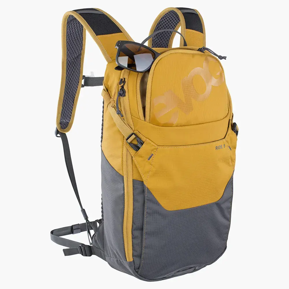 Evoc Ride 8L + 2L Bladder Drinkrugzak Oranje/Grijs