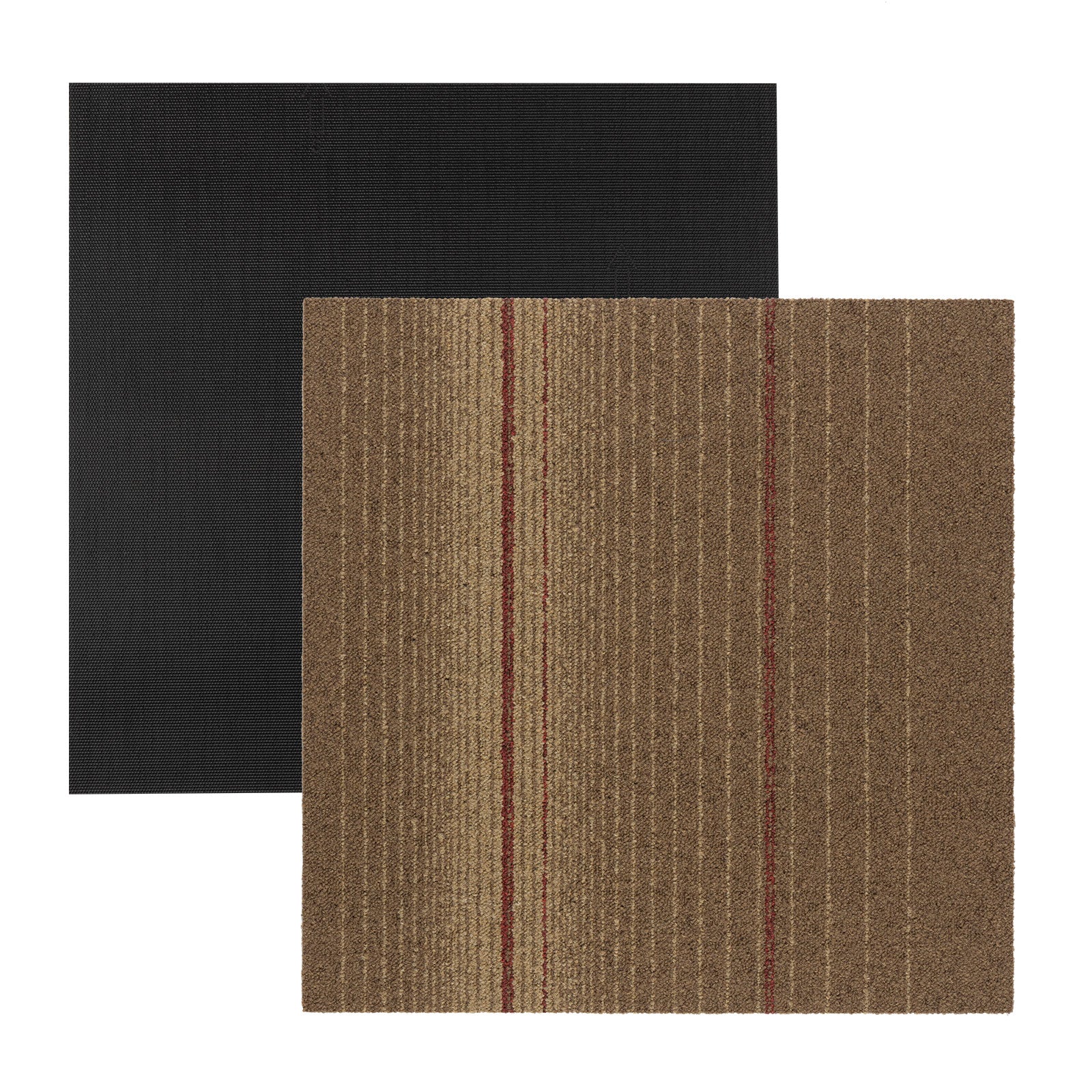 Karat Teppichfliese Sheffield | Gemischt | Rot 133f28