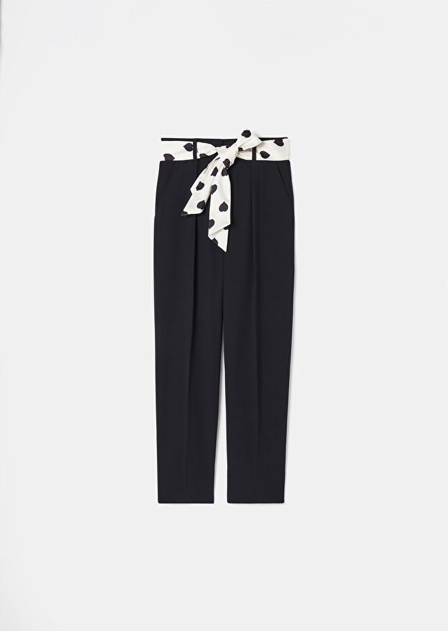 Pantalon Paganoir en crêpe