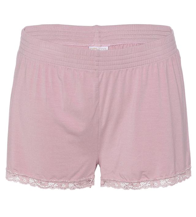 Pyjama Shorty mit Spitze, 2er Pack