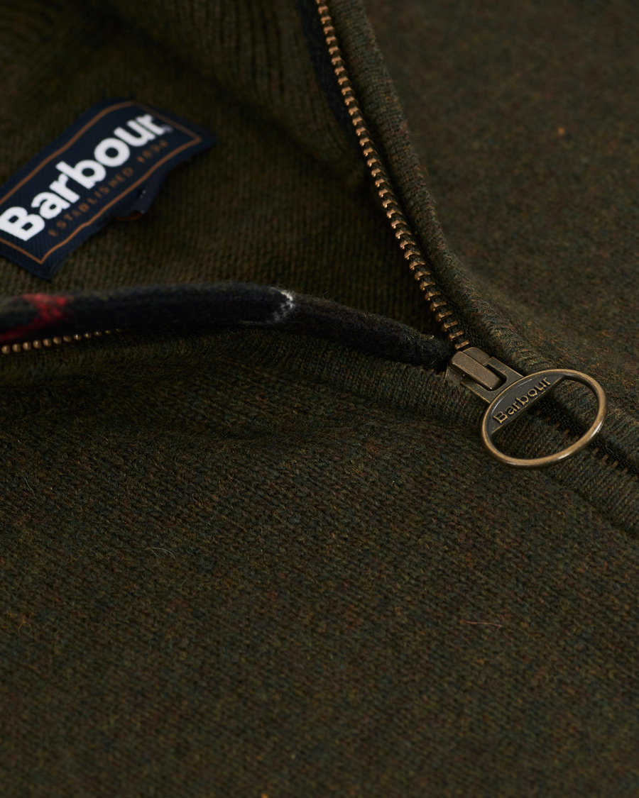 Barbour Lifestyle Holden Half Zip Olive Marl