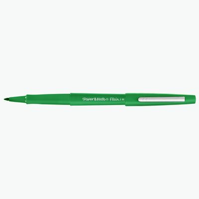 Paper Mate Flair Original - Pack de 12 feutres fins - pointe moyenne - vert