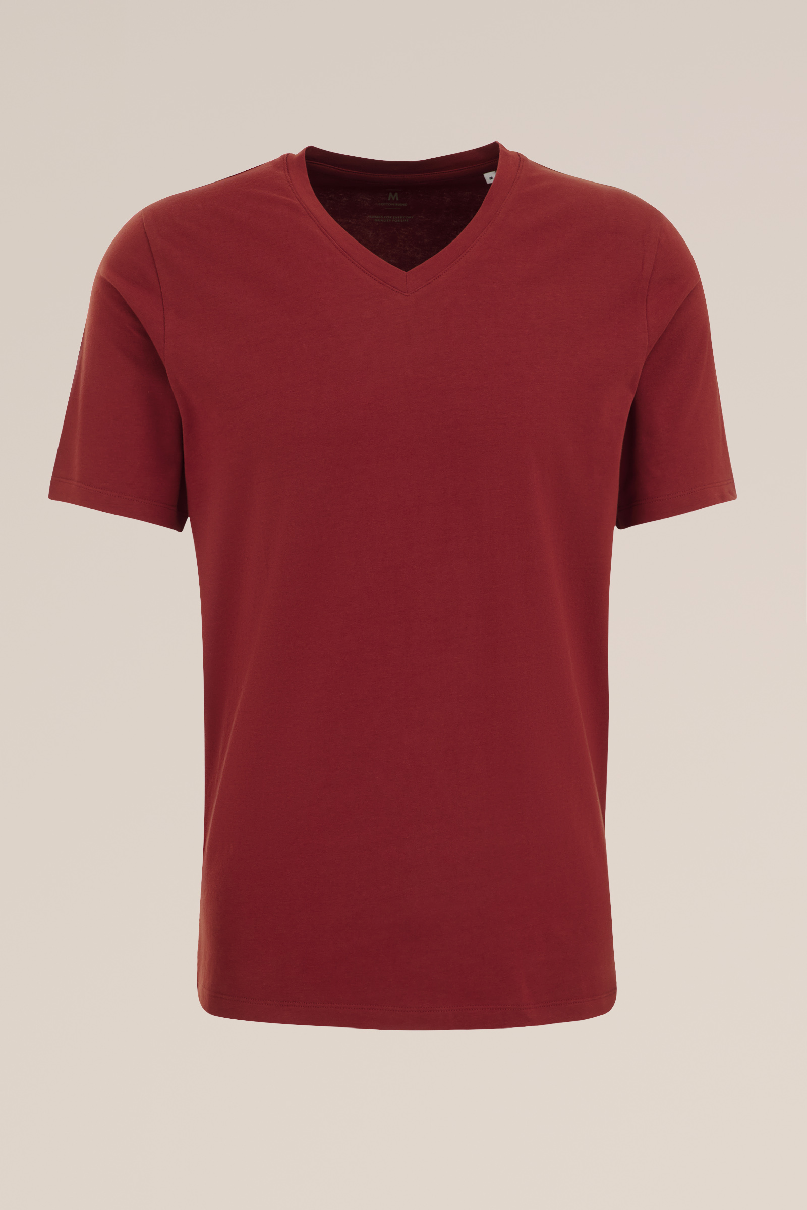 T-shirt WE Fashion Donkerrood