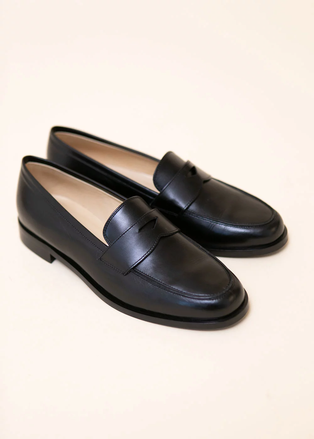 MOCASSIN ROMA CUIR NOIR