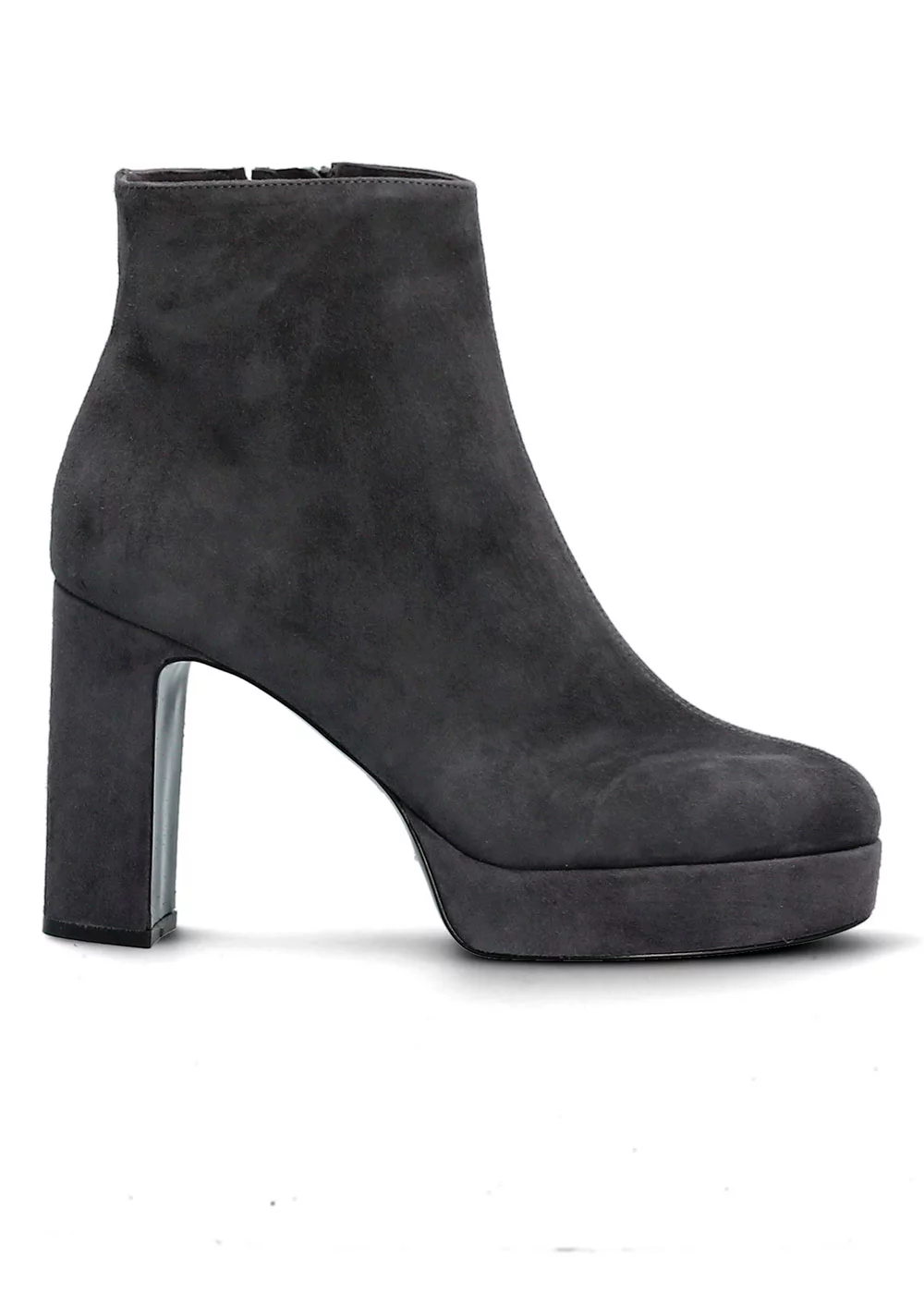 BOOTS PLATEAU NADINE VELOURS GRIS