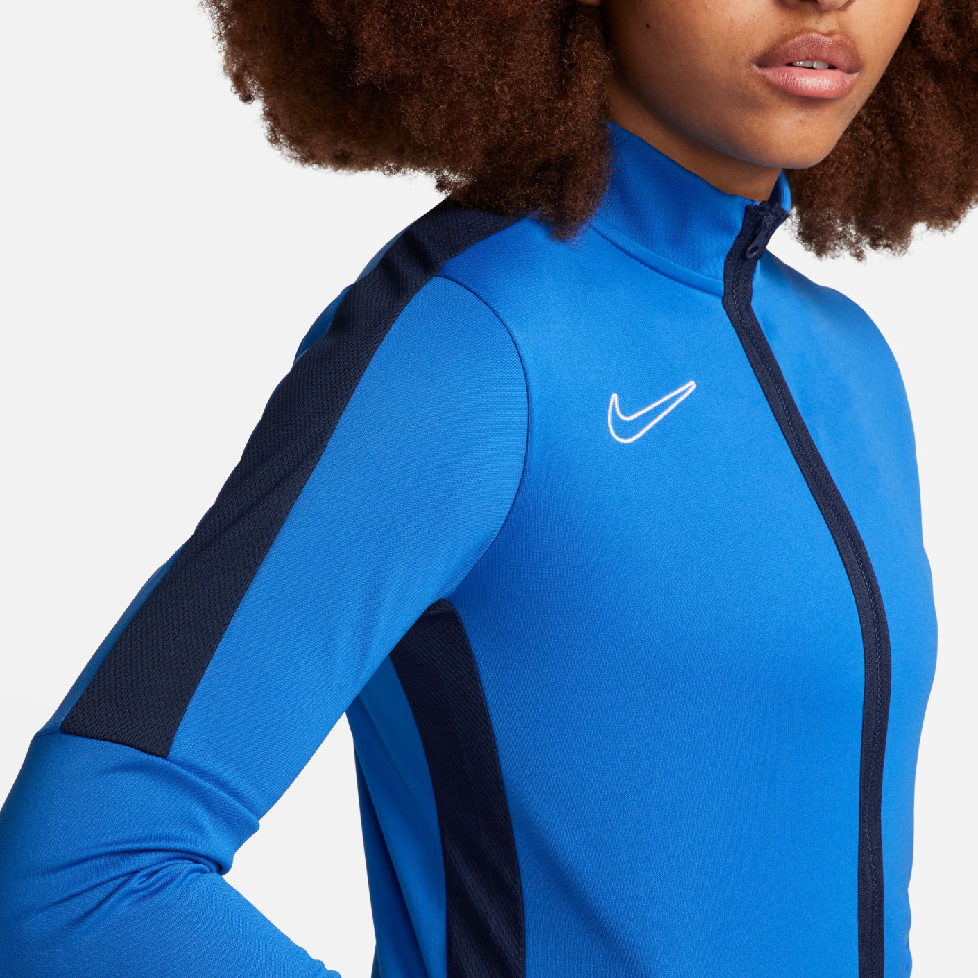 Nike Dri-FIT Academy 23 Trainingsjack Full-Zip Dames Blauw Donkerblauw Wit