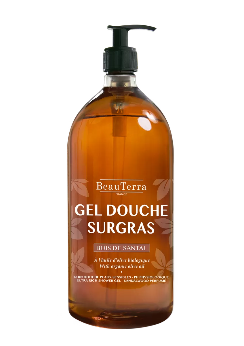 BeauTerra Ultra Rich Shower Gel Sandalwood - 1000 ml.