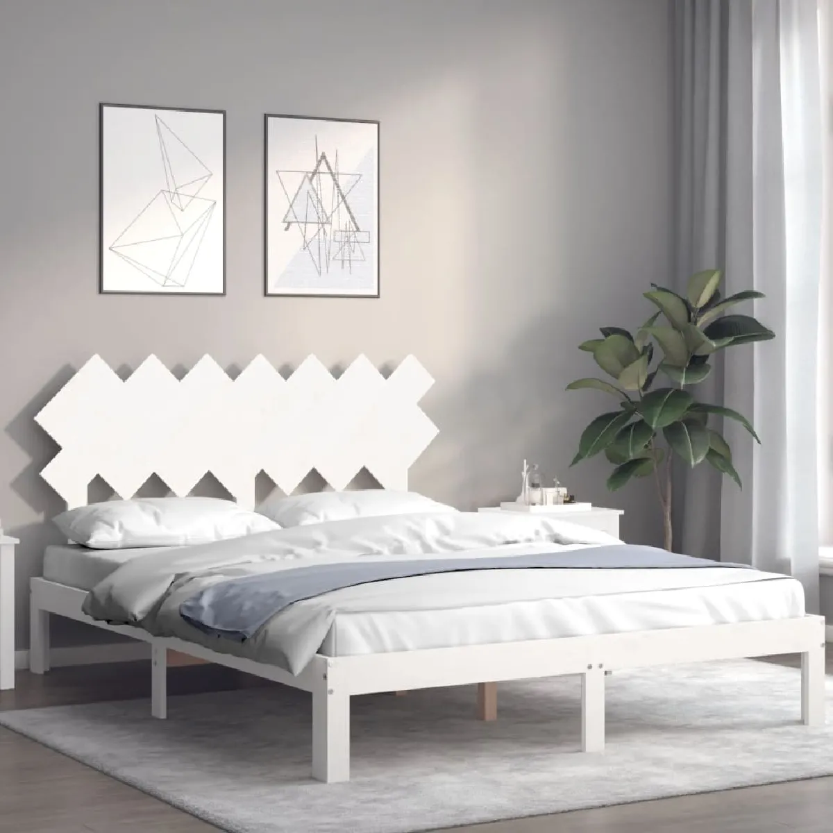 VIDAXL Cadre - Blanc
