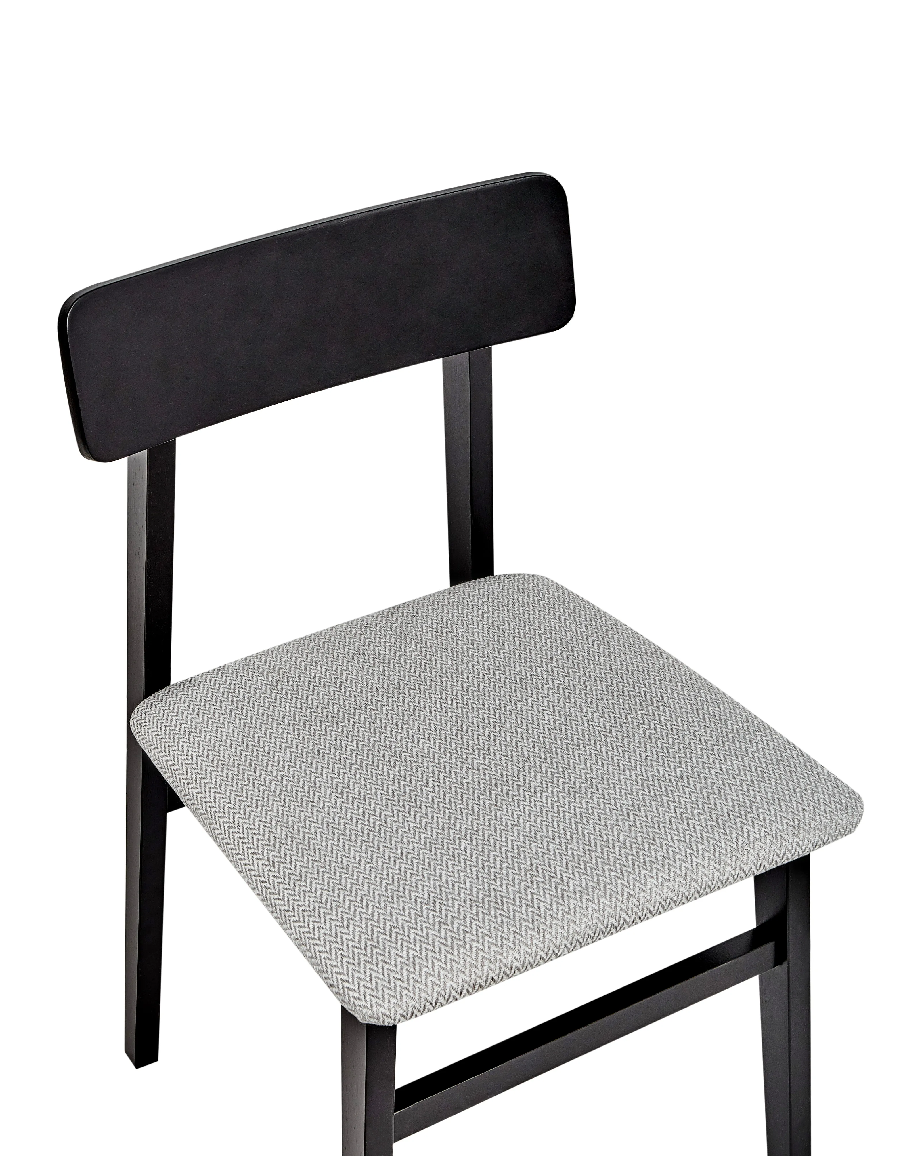 Set van 2 eetkamerstoelen STACY Hout Lichtgrijs