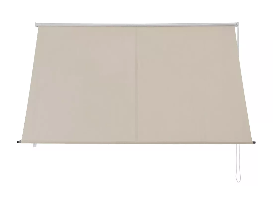 Brise-soleil pare-soleil auvent pour beige 300 x 120 x 0 cm 03_0001113