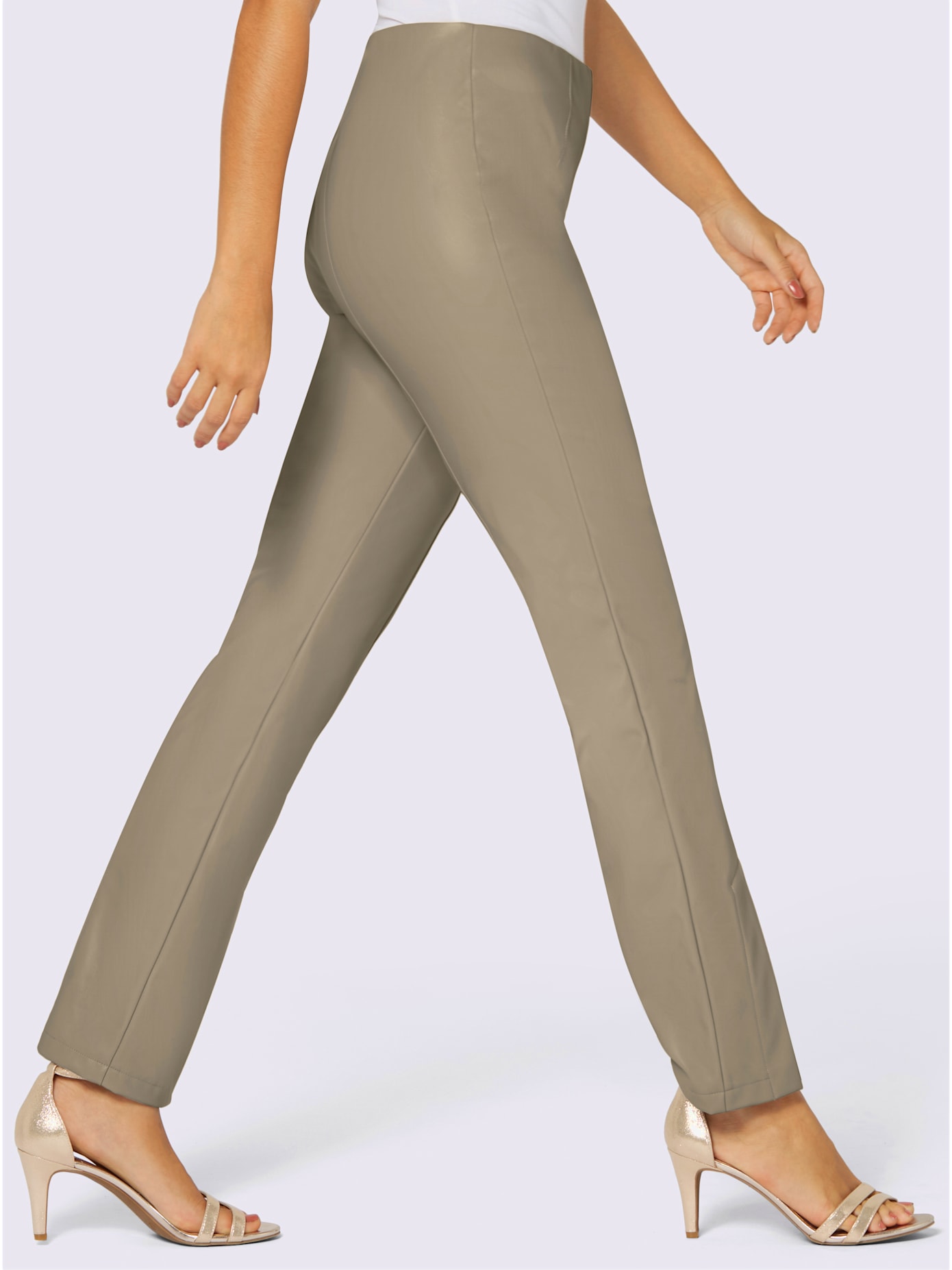 Pantalon imitation cuir mode