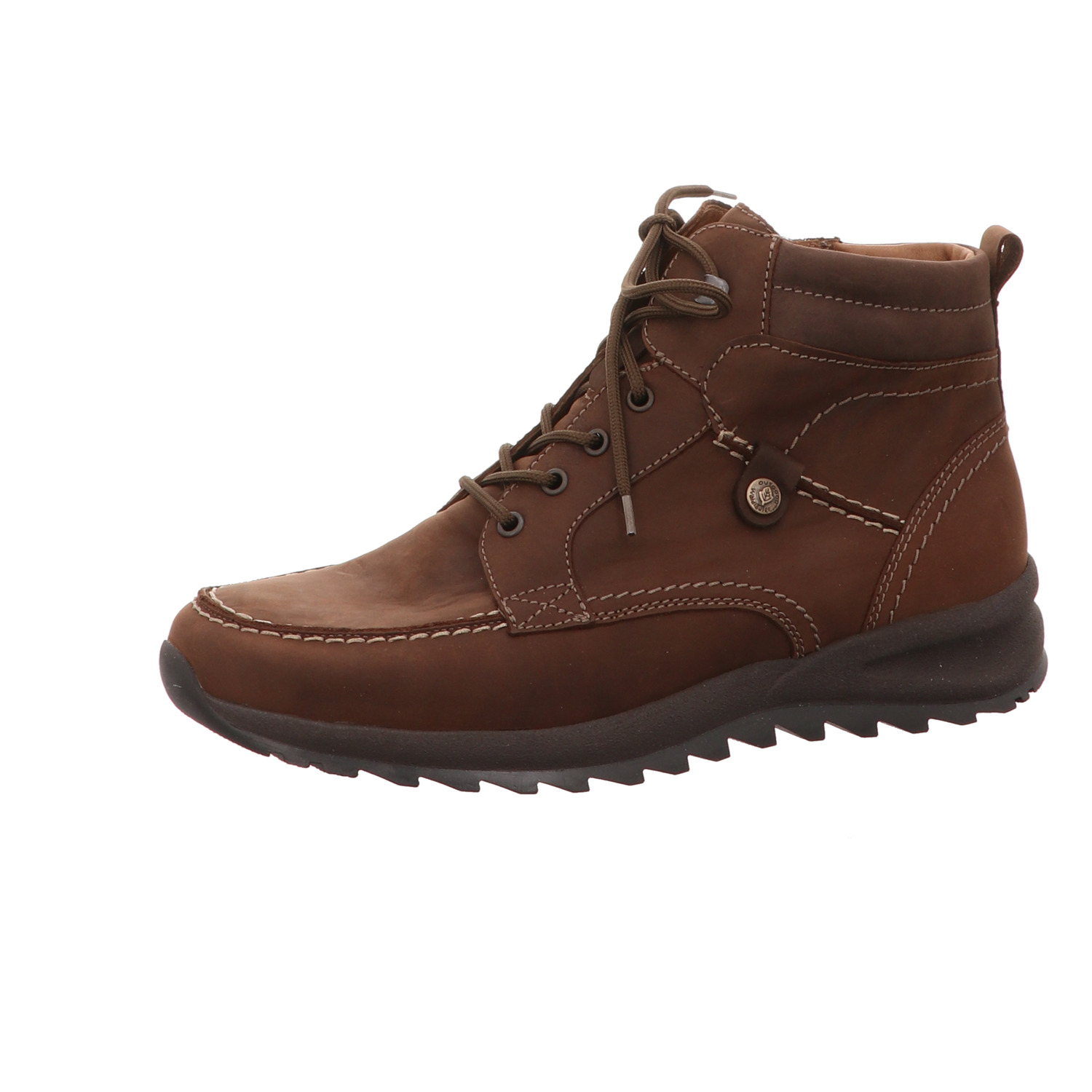 Waldläufer Schnürhalbschuh braun