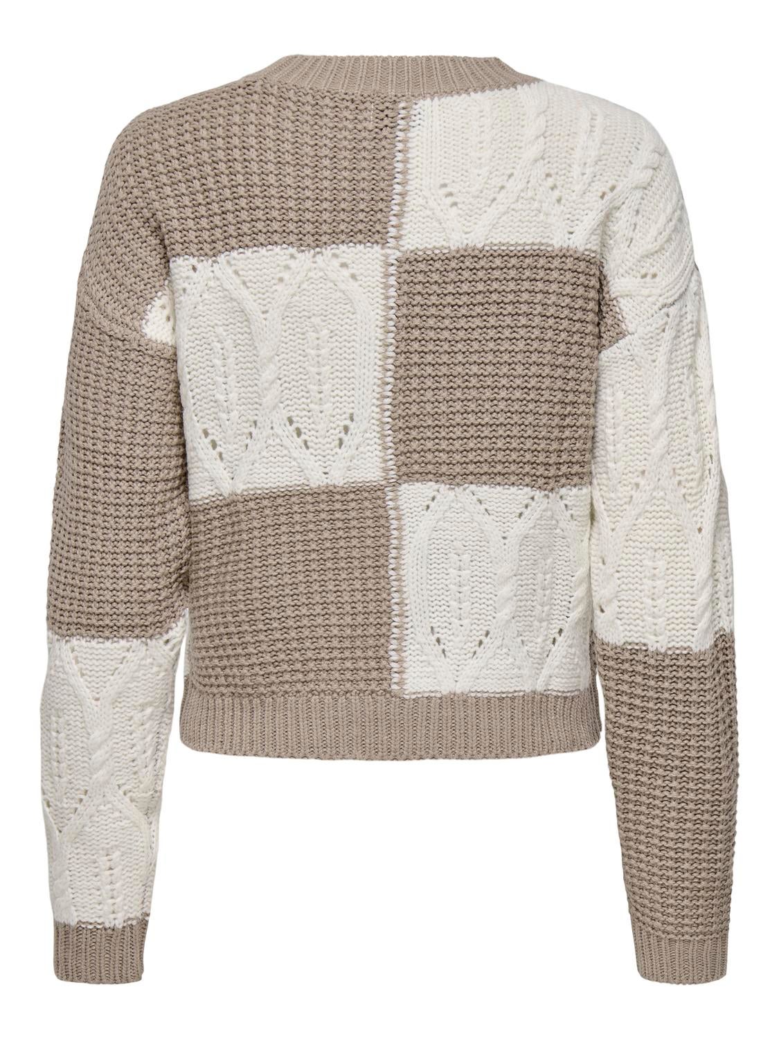 JDYJUSTY Strickpullover Savannah Tan