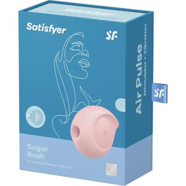 Sugar Rush Air Pulse Stimulator + Vibration