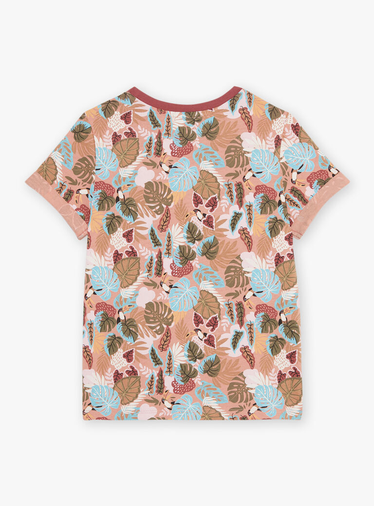 T-shirt pêche thème tropiques