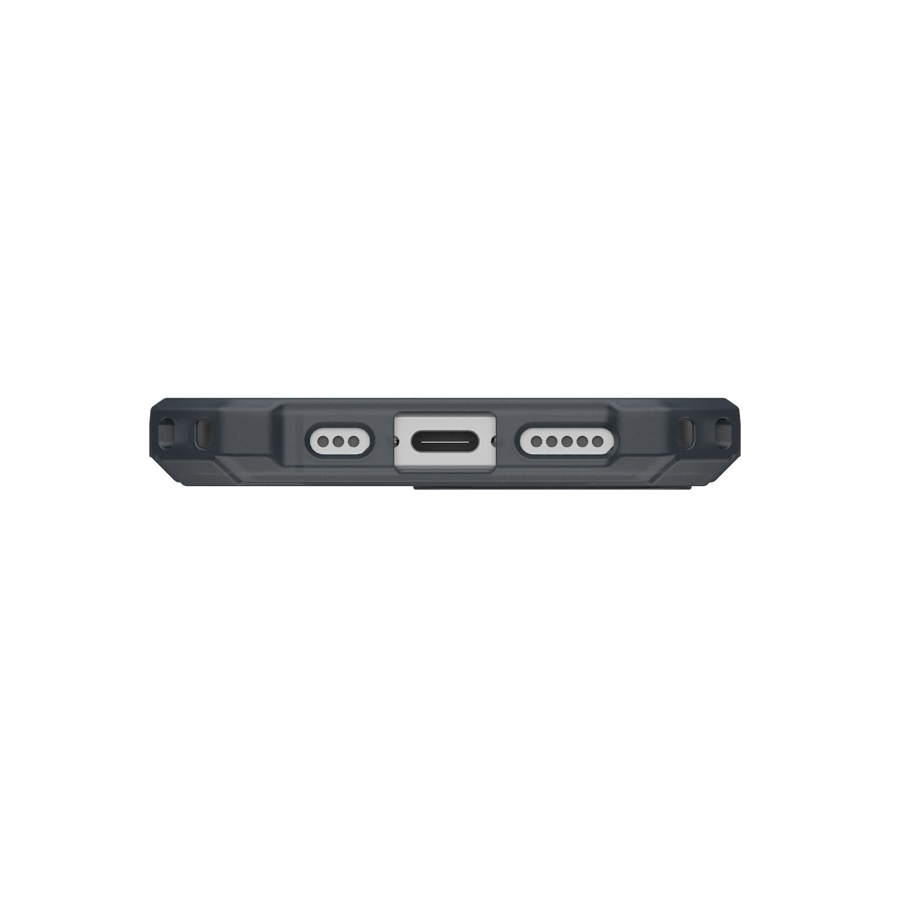 iPhone 16e MagSafe Schutzhülle Essential Armor (114496113131) - Ash (Schwarz / Transparent)