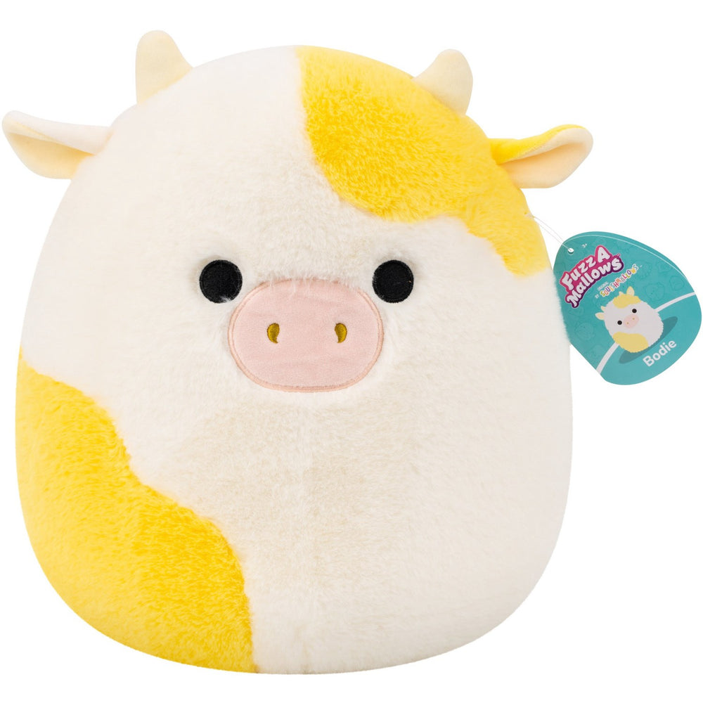 Køb Squishmallows Fuzz A Mallows Bodie Cow 30 Cm