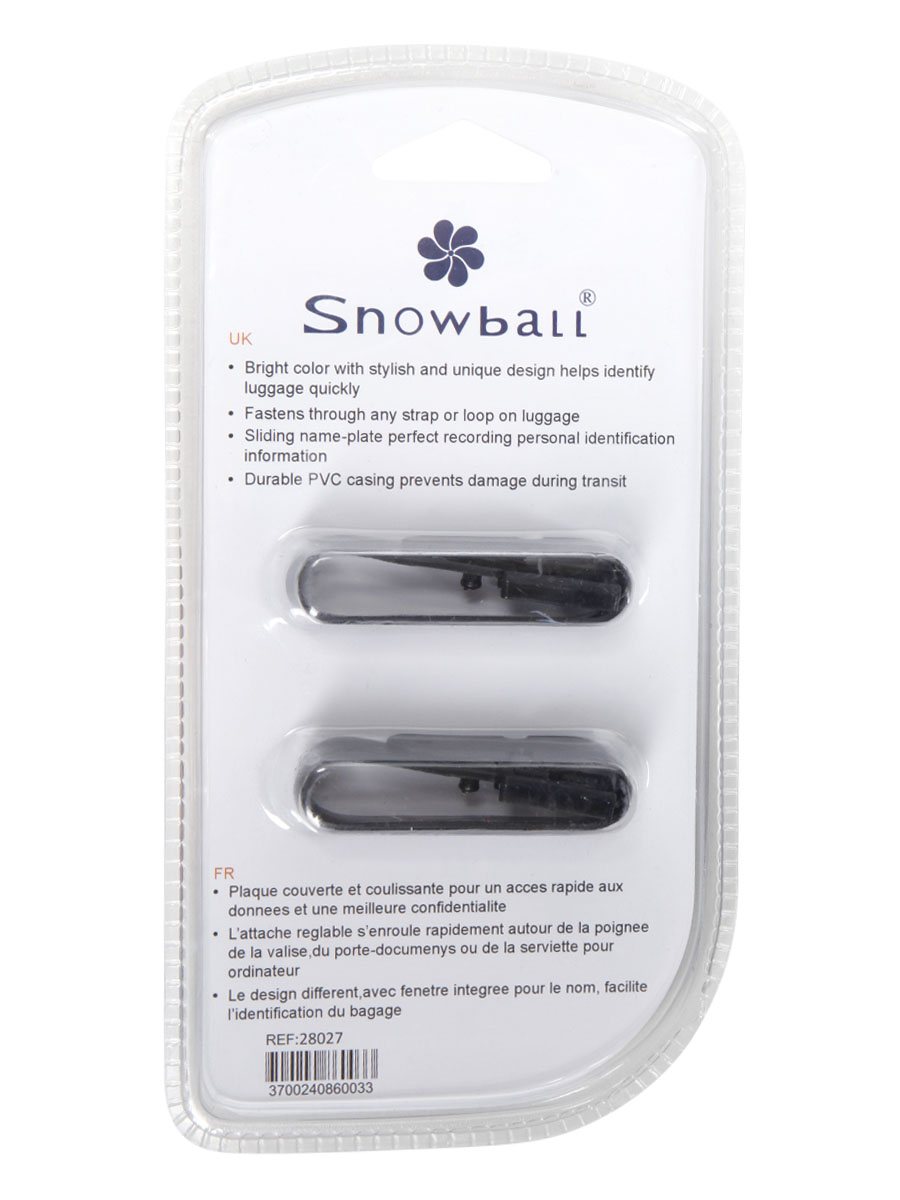 Set de 2 porte-adresses Snowball Do Not Touch