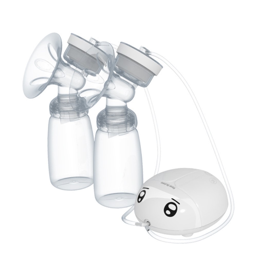 (300ml) Dual USB Milchpumpe Elektrische Brustpumpe - Transparent